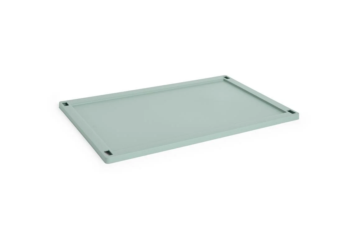 Colour Crate Plastic låg - Sage green