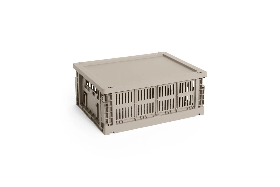 Colour Crate Plastic låg - Warm grey - Image 2