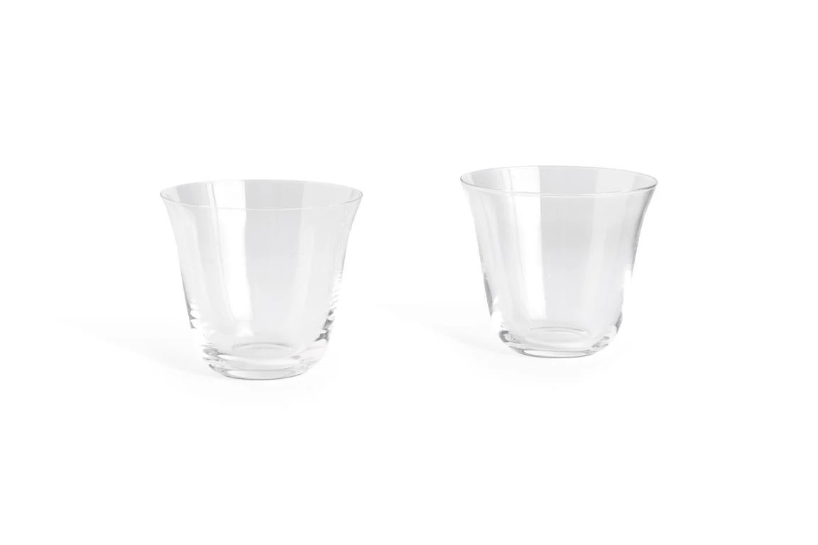 Curve Tumbler vandglas, 2 stk - H8 cm.