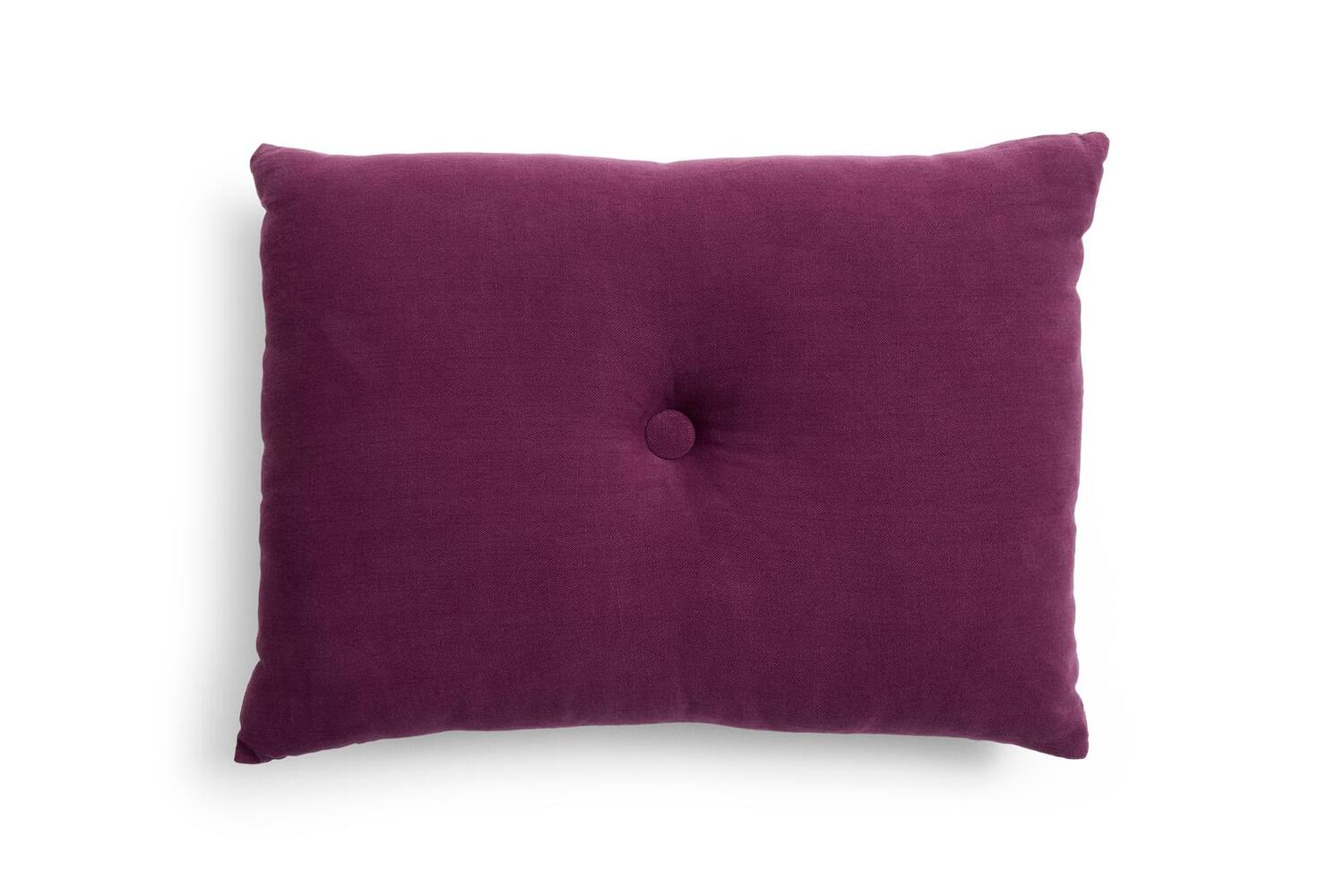 Dot Linen pude, bordeaux - B60 x H40 cm.