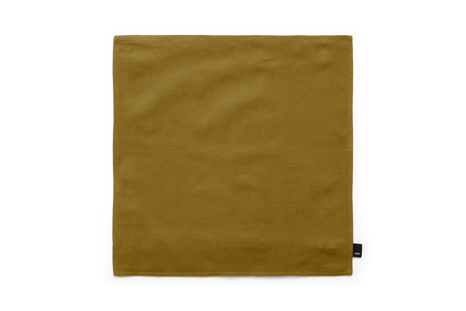 Linen pudebetræk, 50x50 cm - Olive