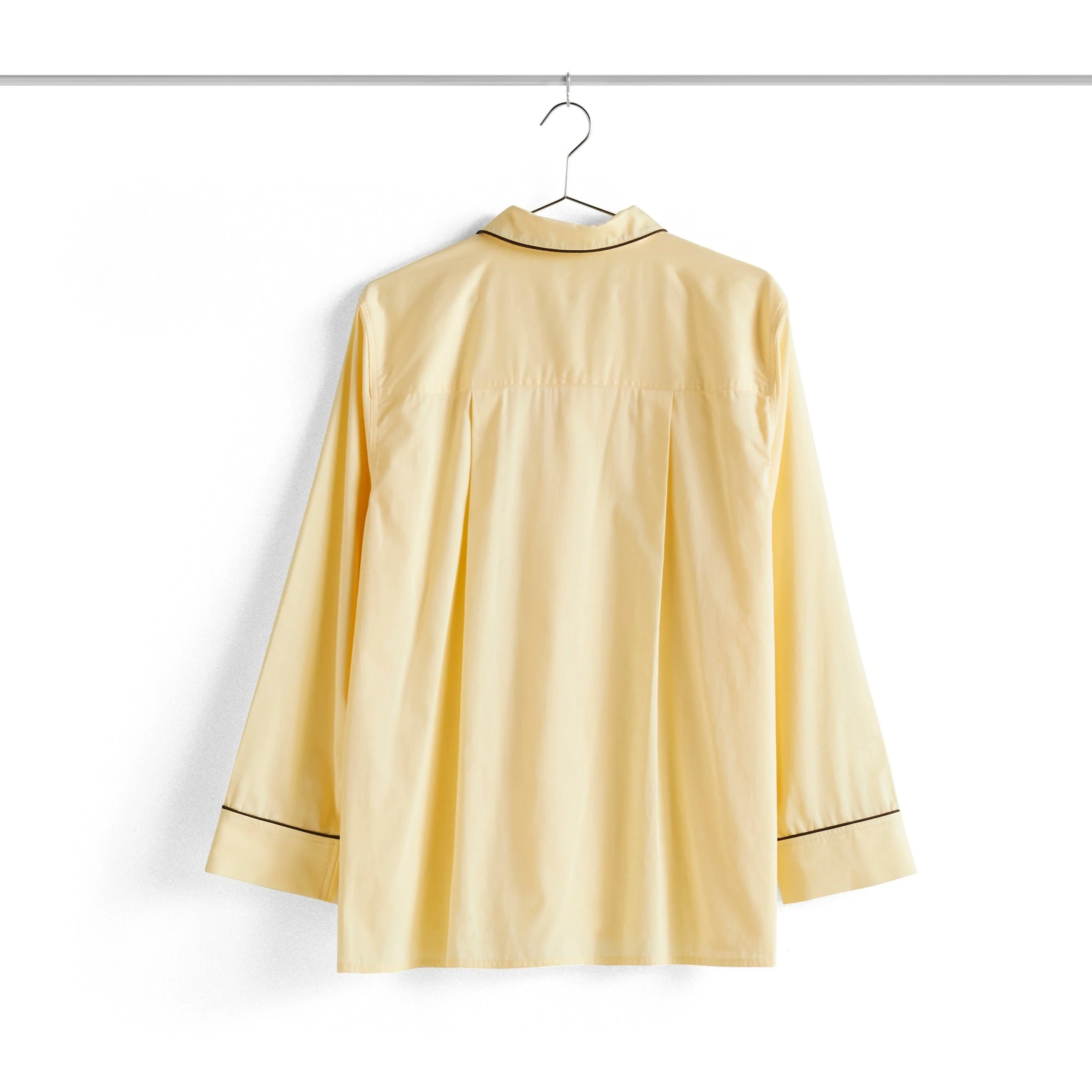 Outline Pyjama L/S natskjorte - Soft Yellow - Image 3