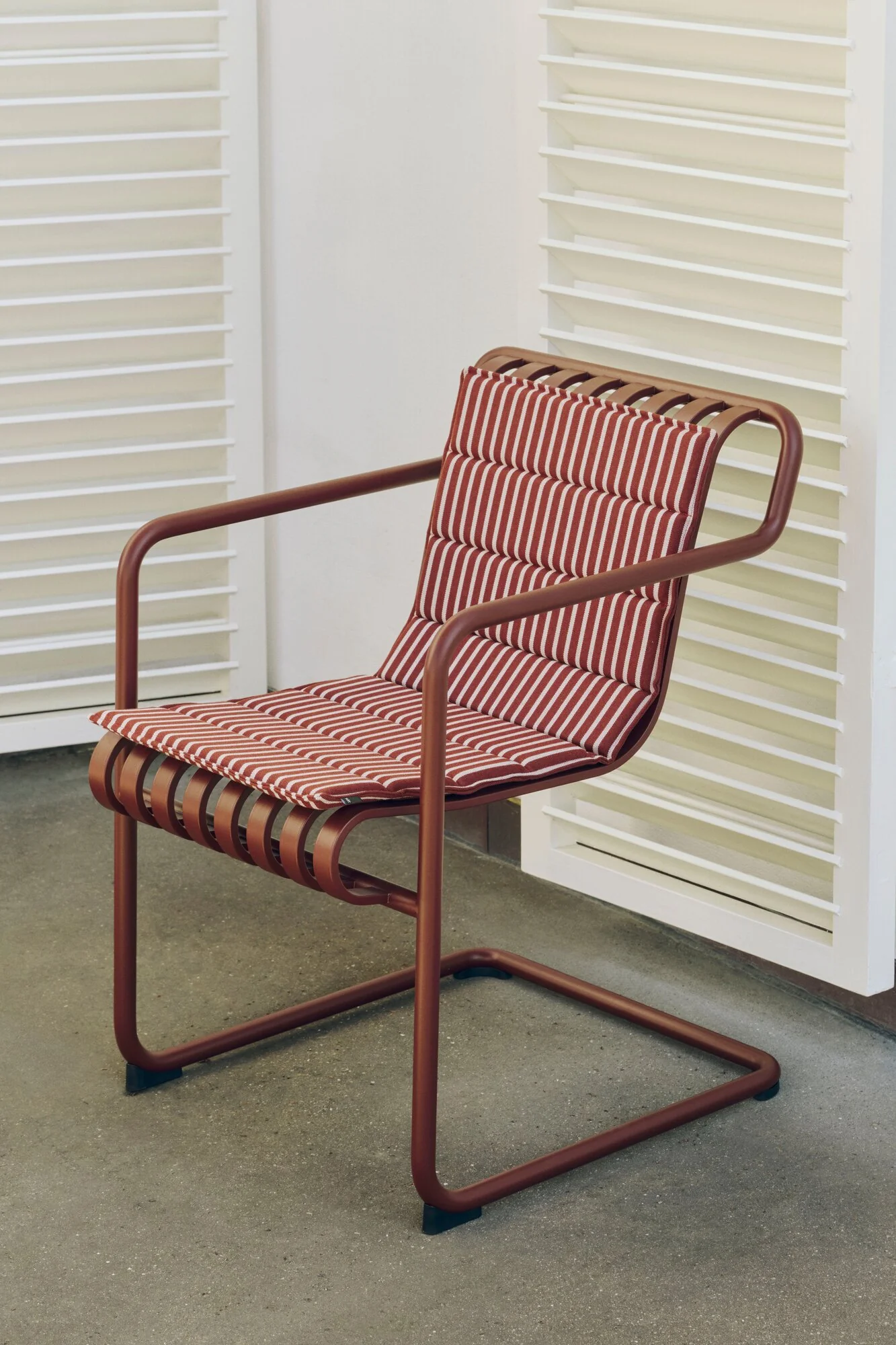 Terrazza Folding havehynde, 82x40 cm - Terracotta Bold Stripe - Image 2