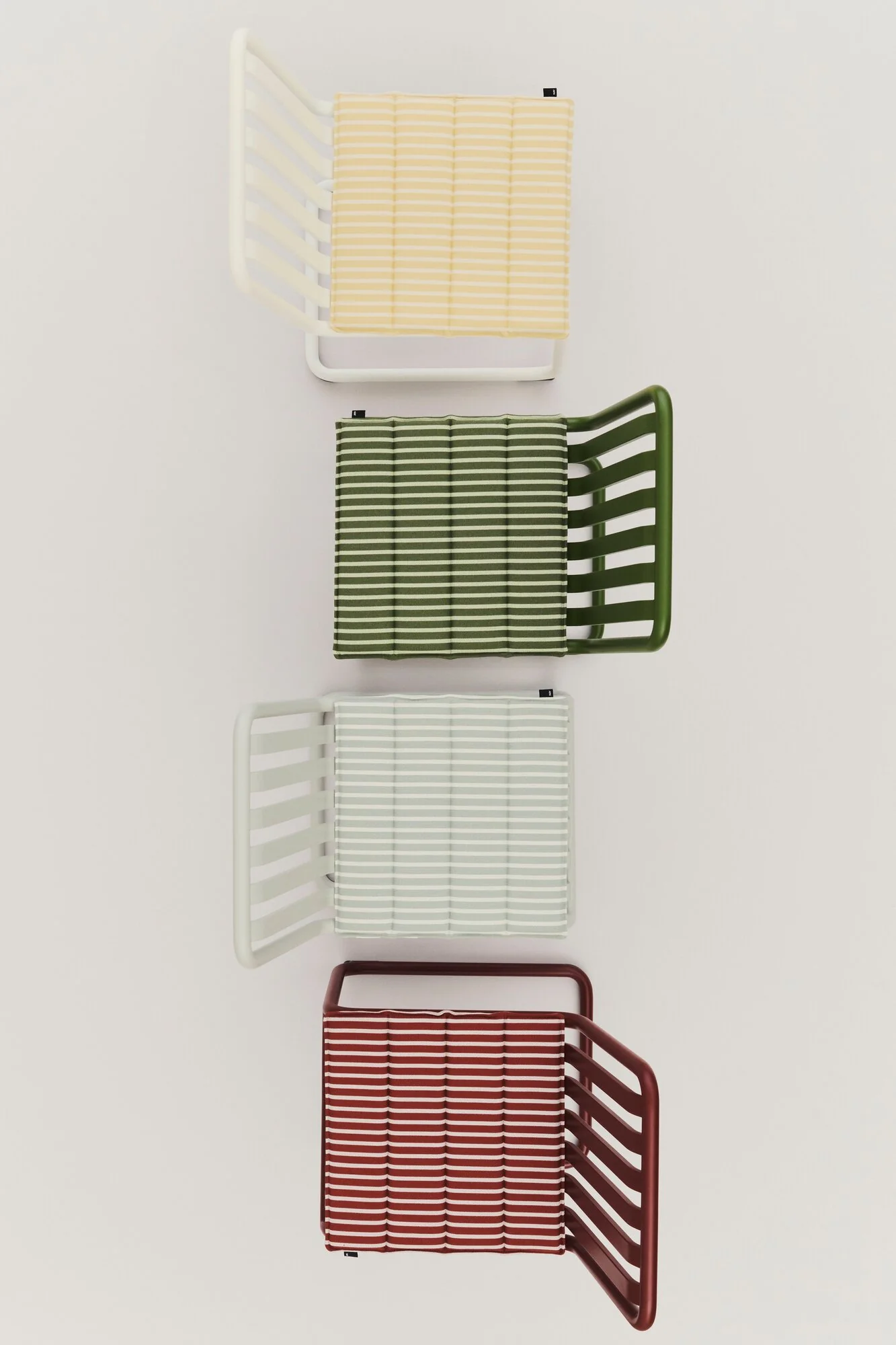 Terrazza havehynde, 40x40 - Terracotta Bold Stripe - Image 3