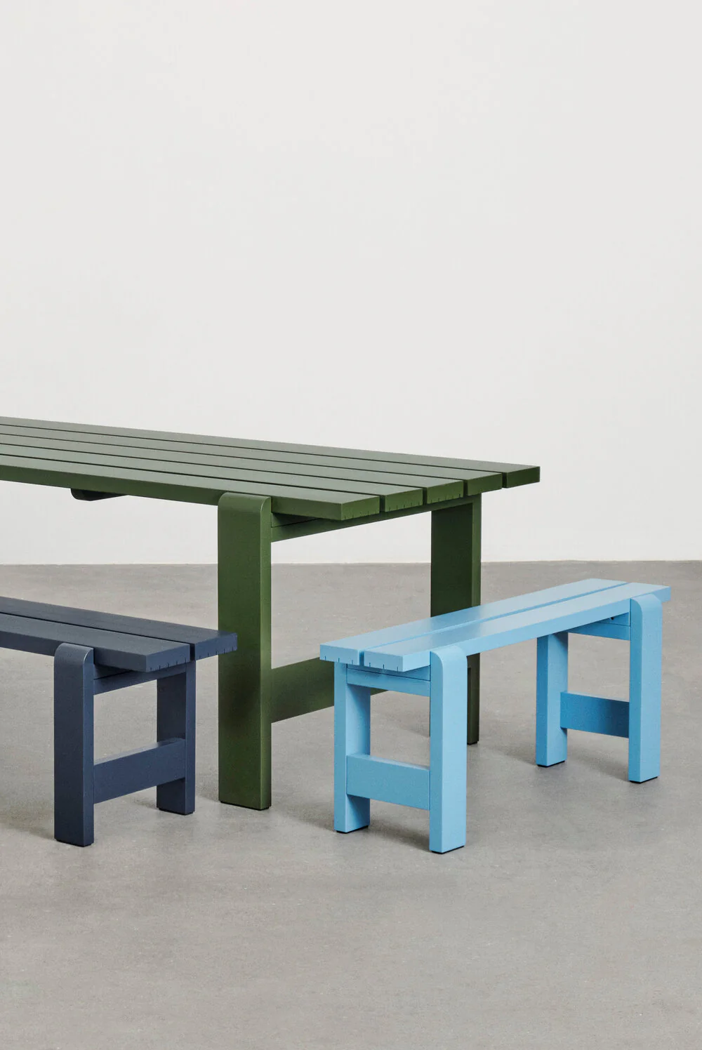 Weekday havebænk - Azure Blue - Image 3