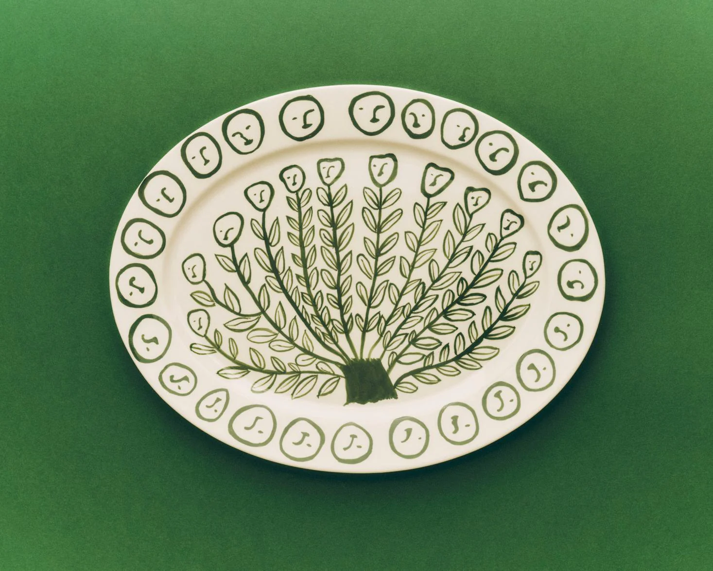 x Emma Kohlmann Olive Grove Oval fad - L36,5 cm. - Image 2