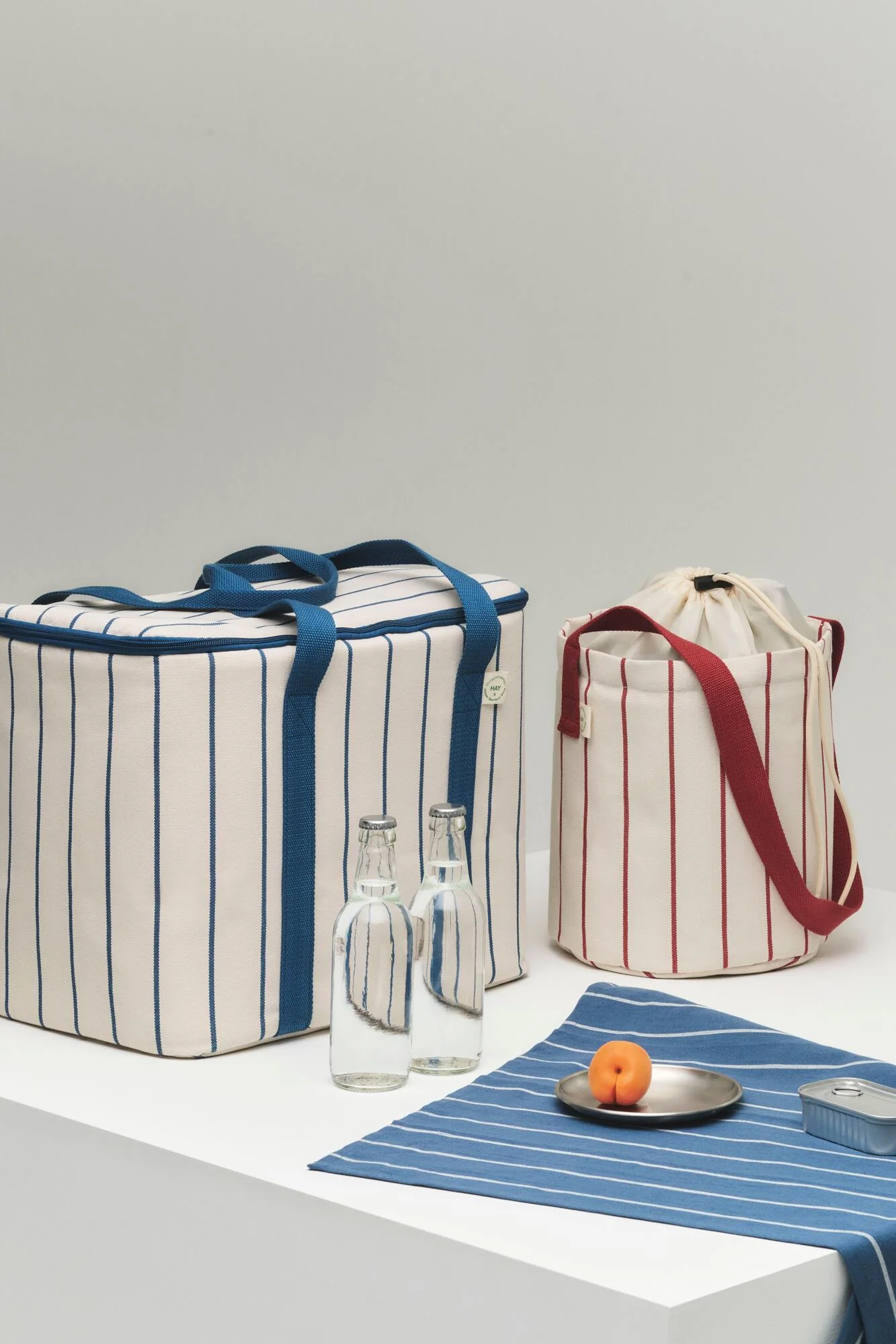x Jasper Morrison flasketaske - Beige with red stripe - Image 4