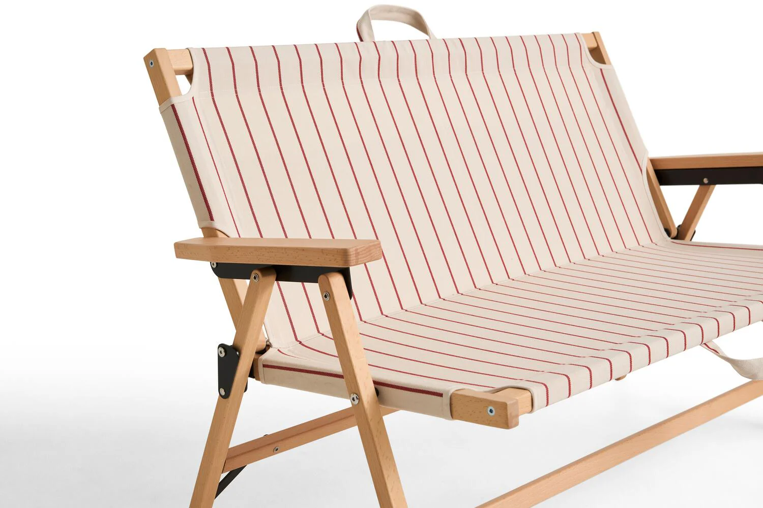 x Jasper Morrison foldesofa - Beige with red stripe - Image 7