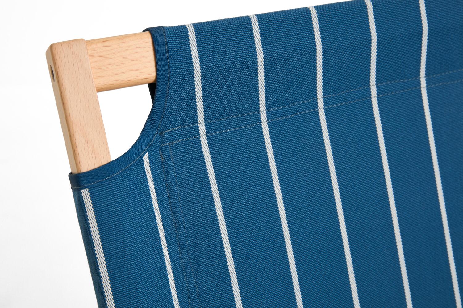 x Jasper Morrison foldesofa - Blue with beige stripe - Image 8