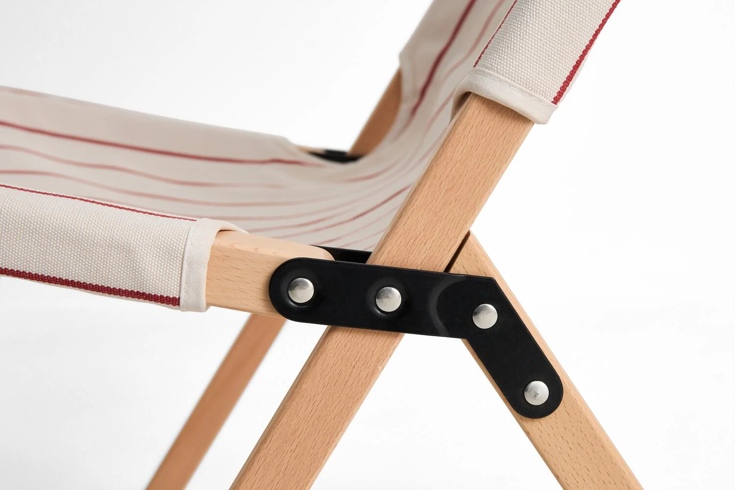 x Jasper Morrison klapstol - Beige with red stripe - Image 8