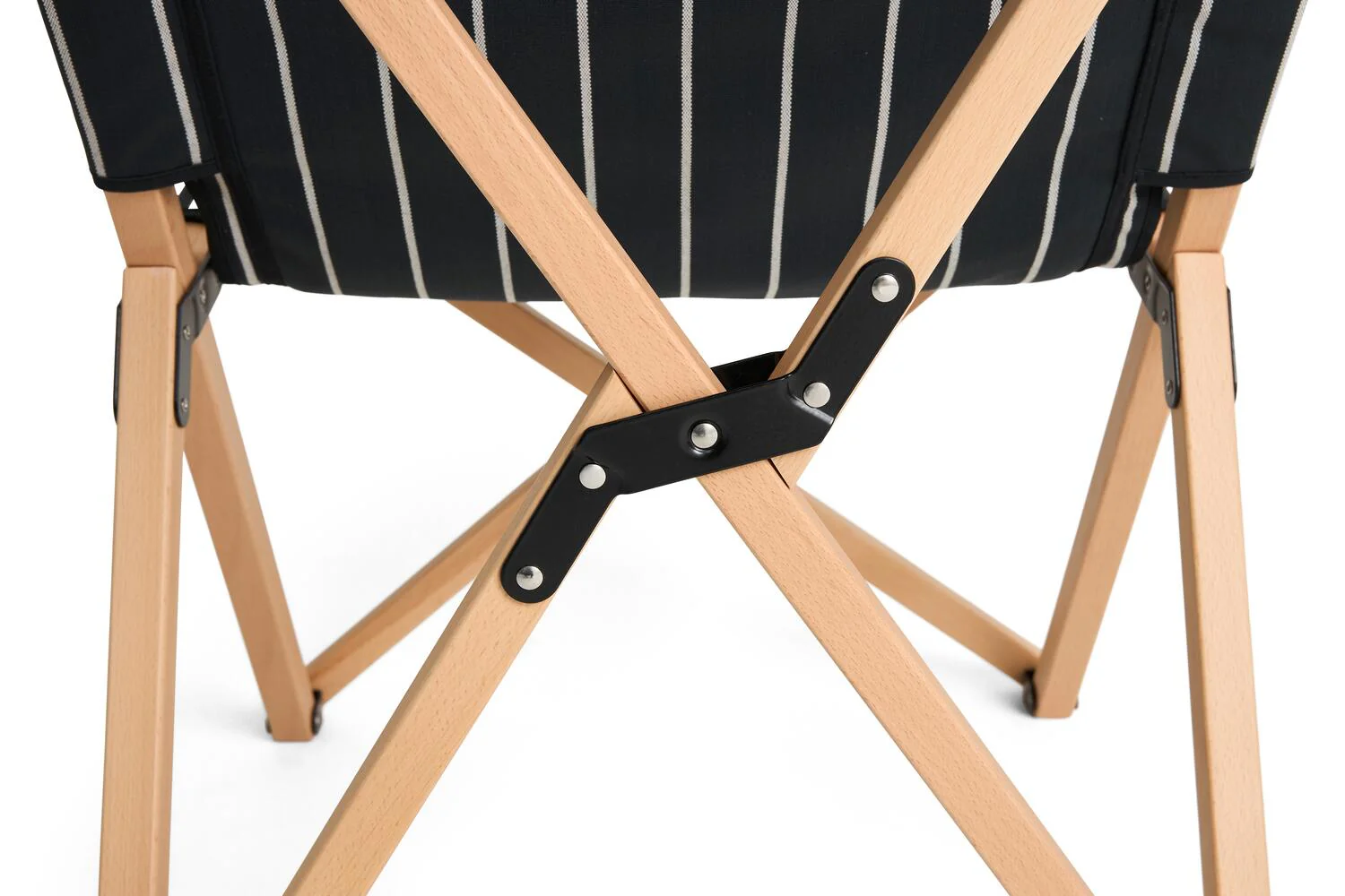 x Jasper Morrison klapstol - Black with beige stripe - Image 7