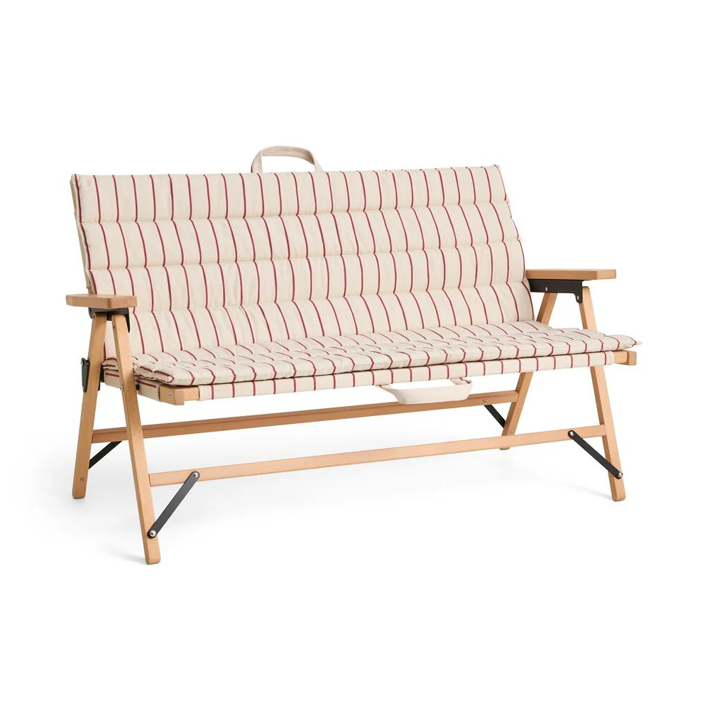 x Jasper Morrison Sofa hynde - Beige with red stripe - Image 2