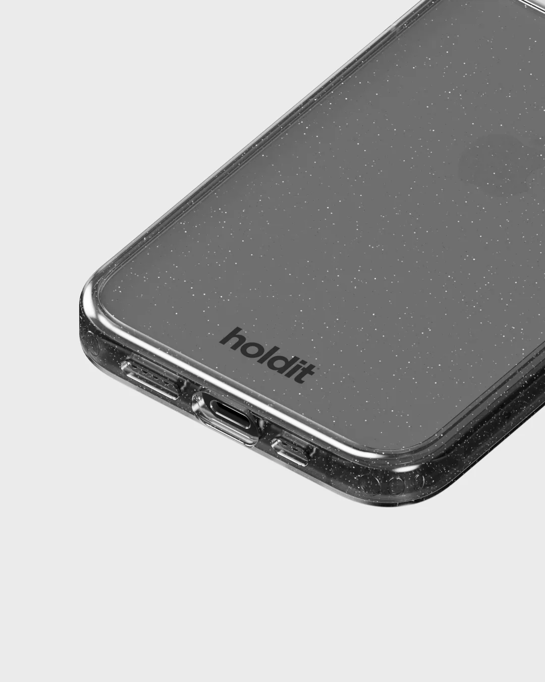 Glitter iPhone cover - sort - Image 5