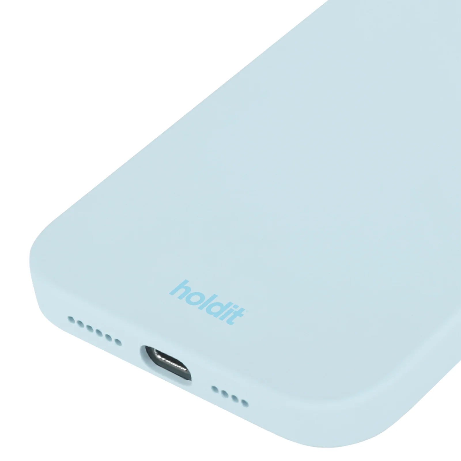 Silicone iPhone cover - Mineral Blue - Image 3