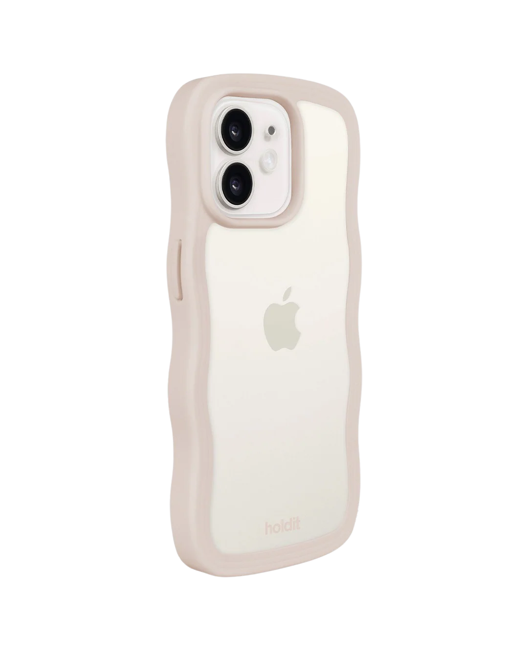 Wavy iPhone cover - Light Beige/Transparent - Image 3