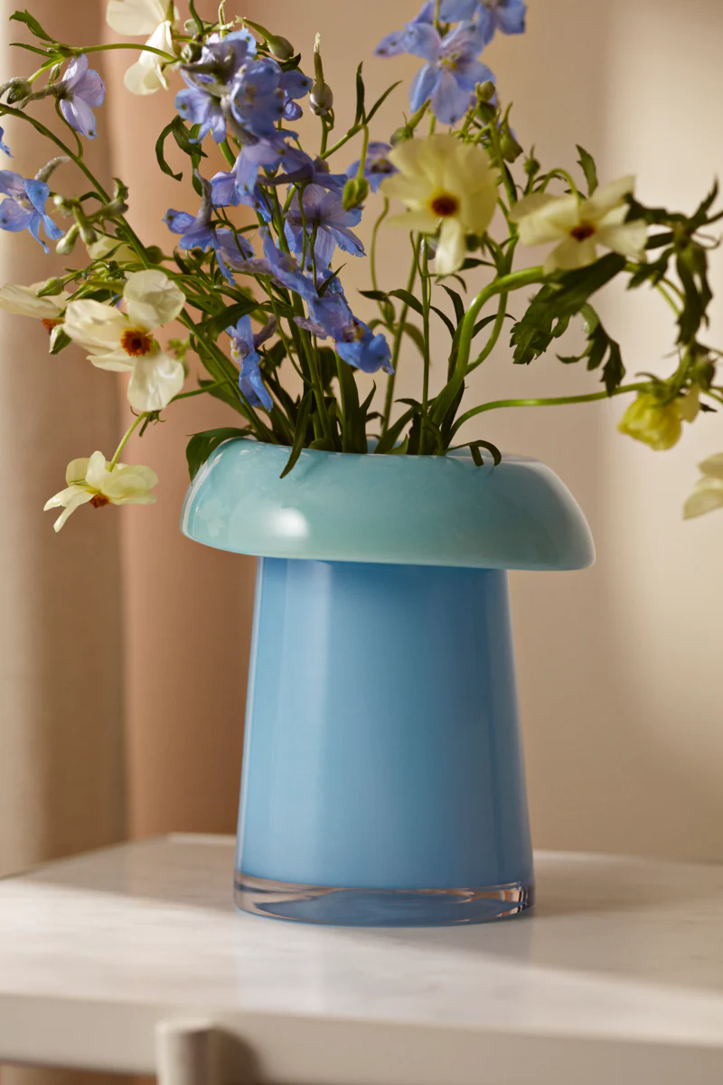 Soma vase, H22,5 cm - lyseblå/aqua - Image 3