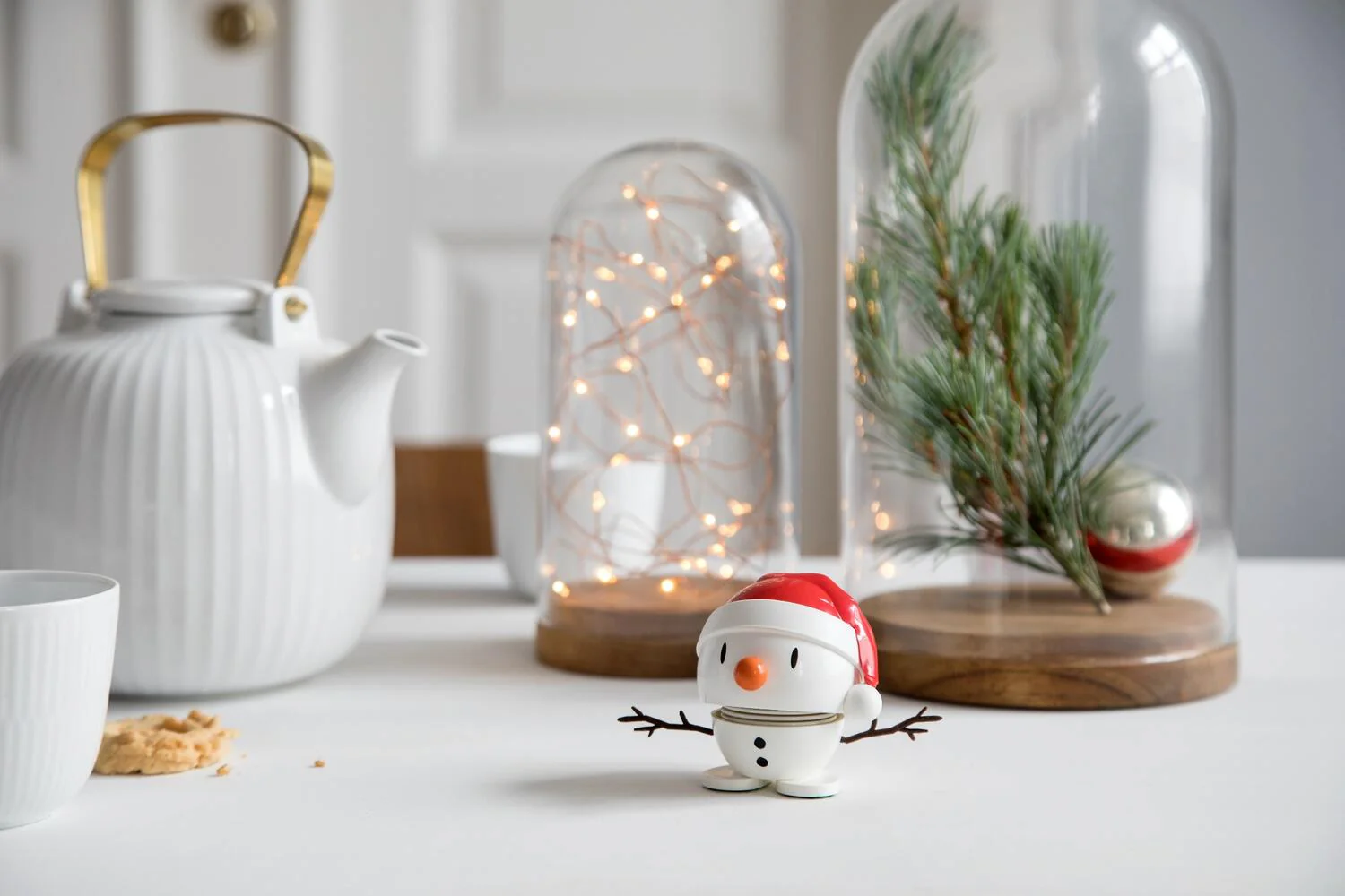 Santa Snowman, hvid - lille - Image 2