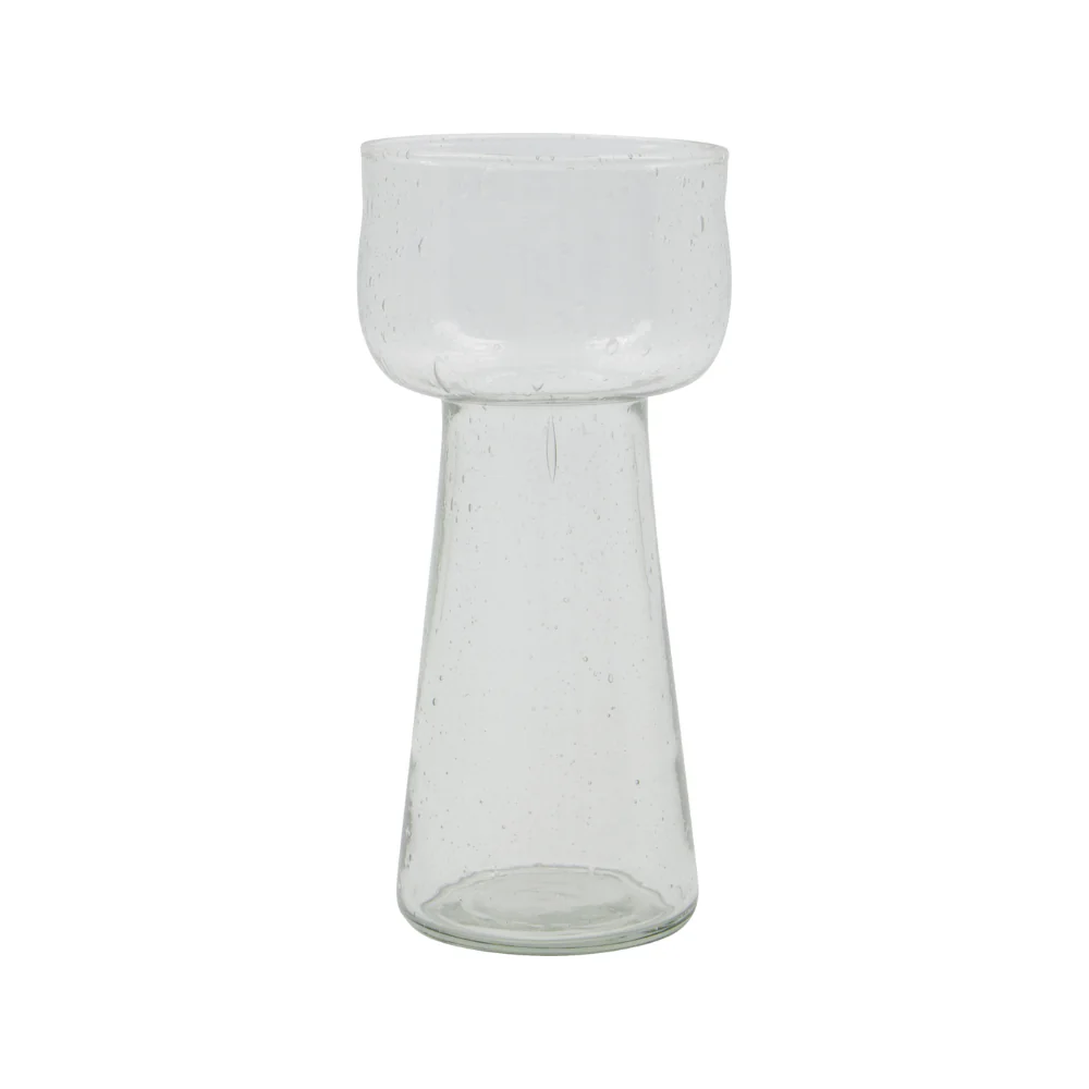Tuur vase, klar - H16,5 cm