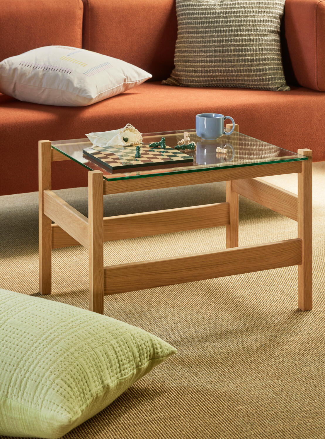 Ledge sidebord, Natur - 66x52 cm - Image 2