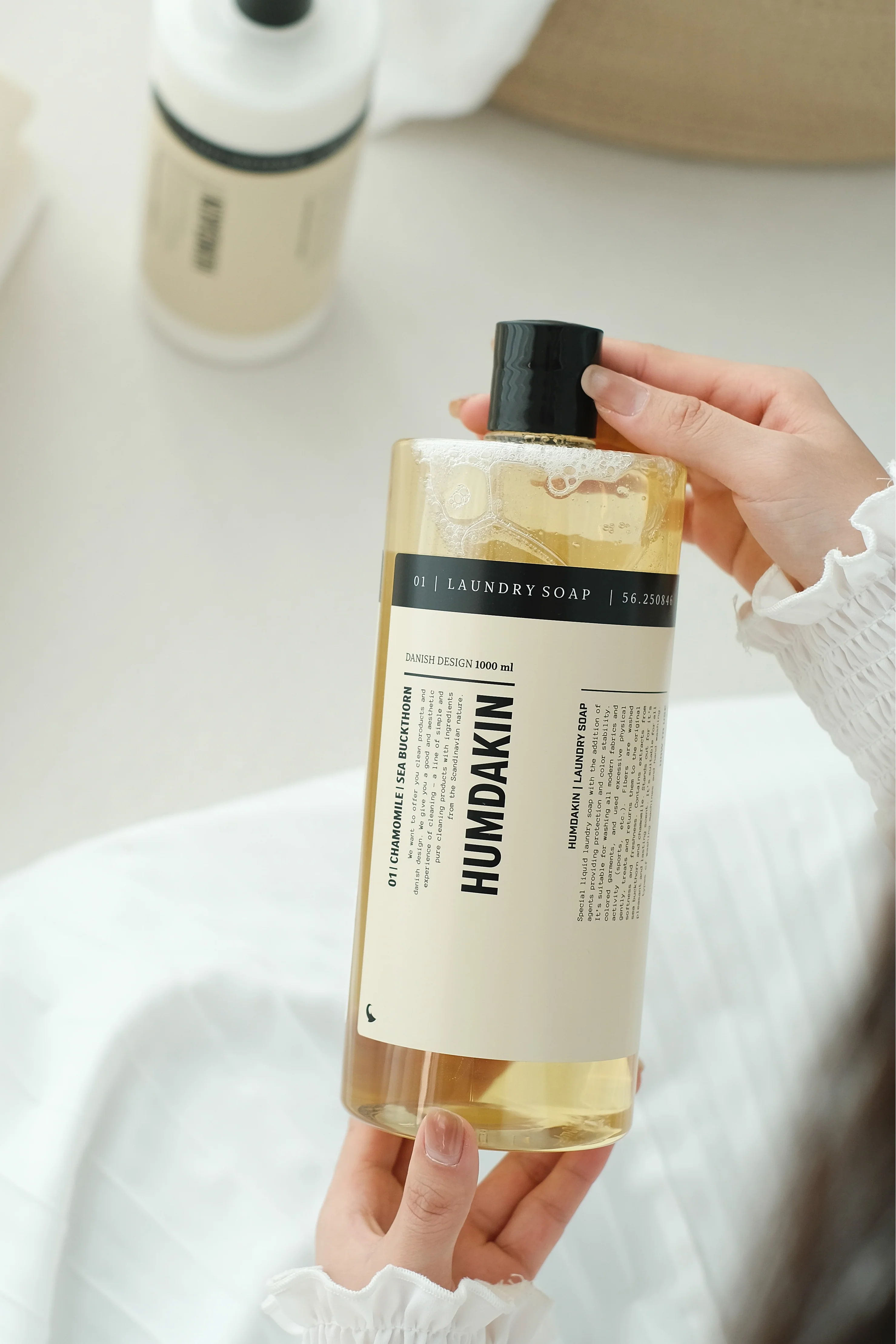 Vaskemiddel cotton seed & wild rose - 1000ml. - Image 3