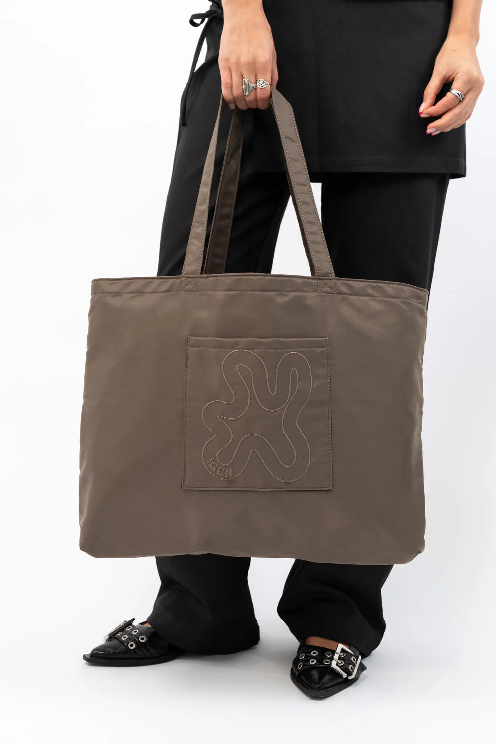 Signature shopper - grå - Image 2