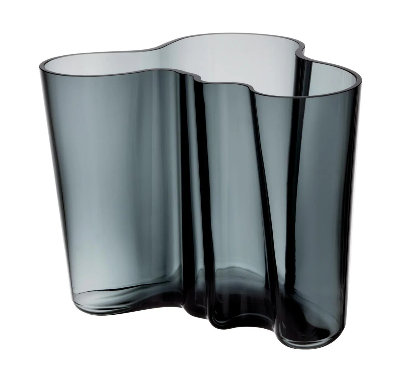 Aalto vase, grå - H16 cm