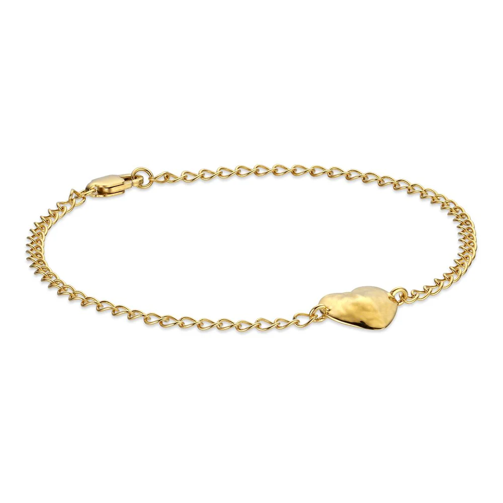 Bruised Heart armbånd - forgyldt - Image 2