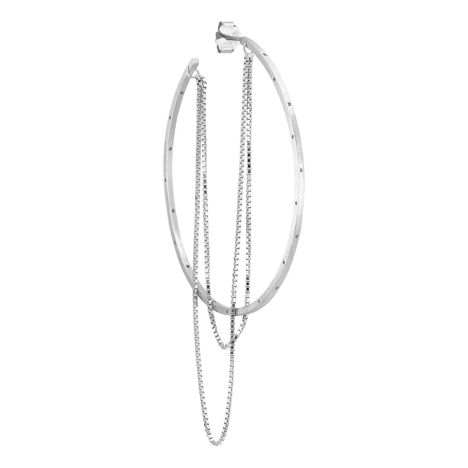 Orbis Chain ørering, stor - sølv
