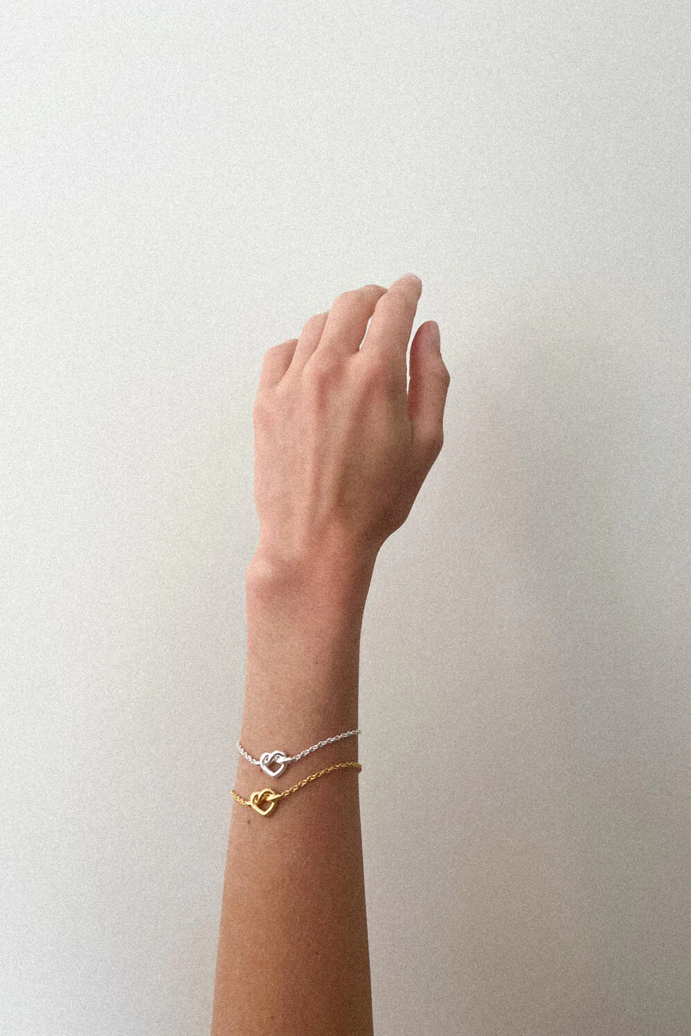 Tied Heart armbånd - forgyldt - Image 2