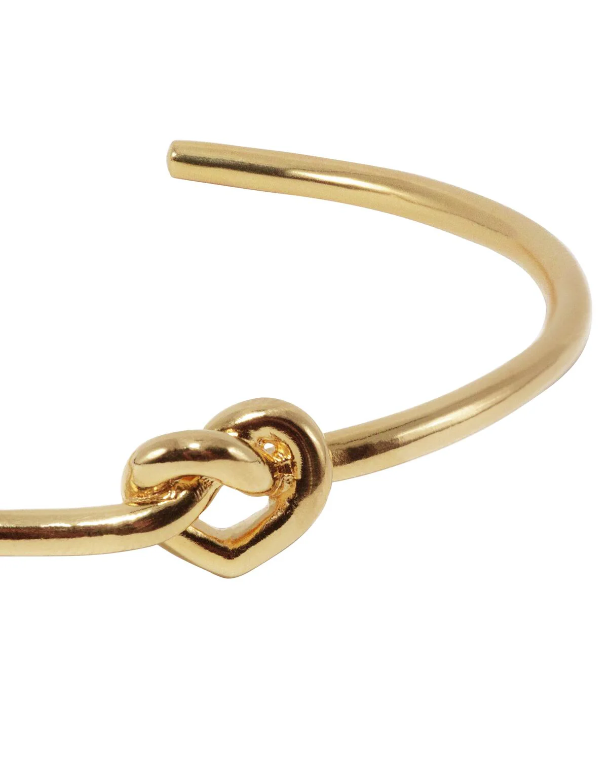 Tied Heart armring - forgyldt - Image 4