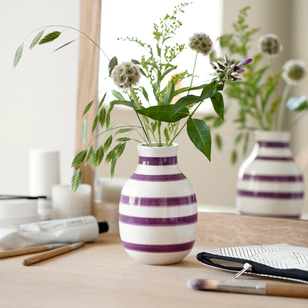 Omaggio vase, blomme - H: 12,5 cm. - Image 3