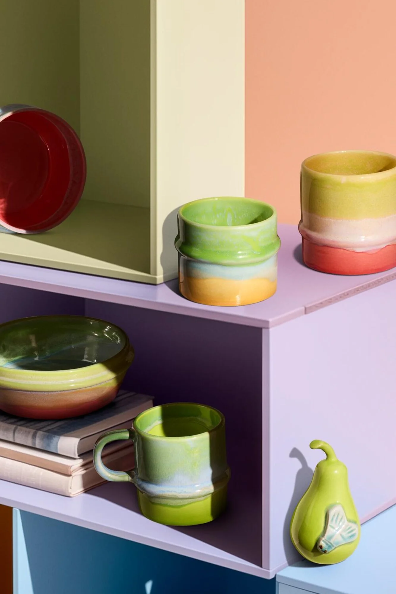 Poppery krus, apple green/mint/yellow - 27 cl - Image 2
