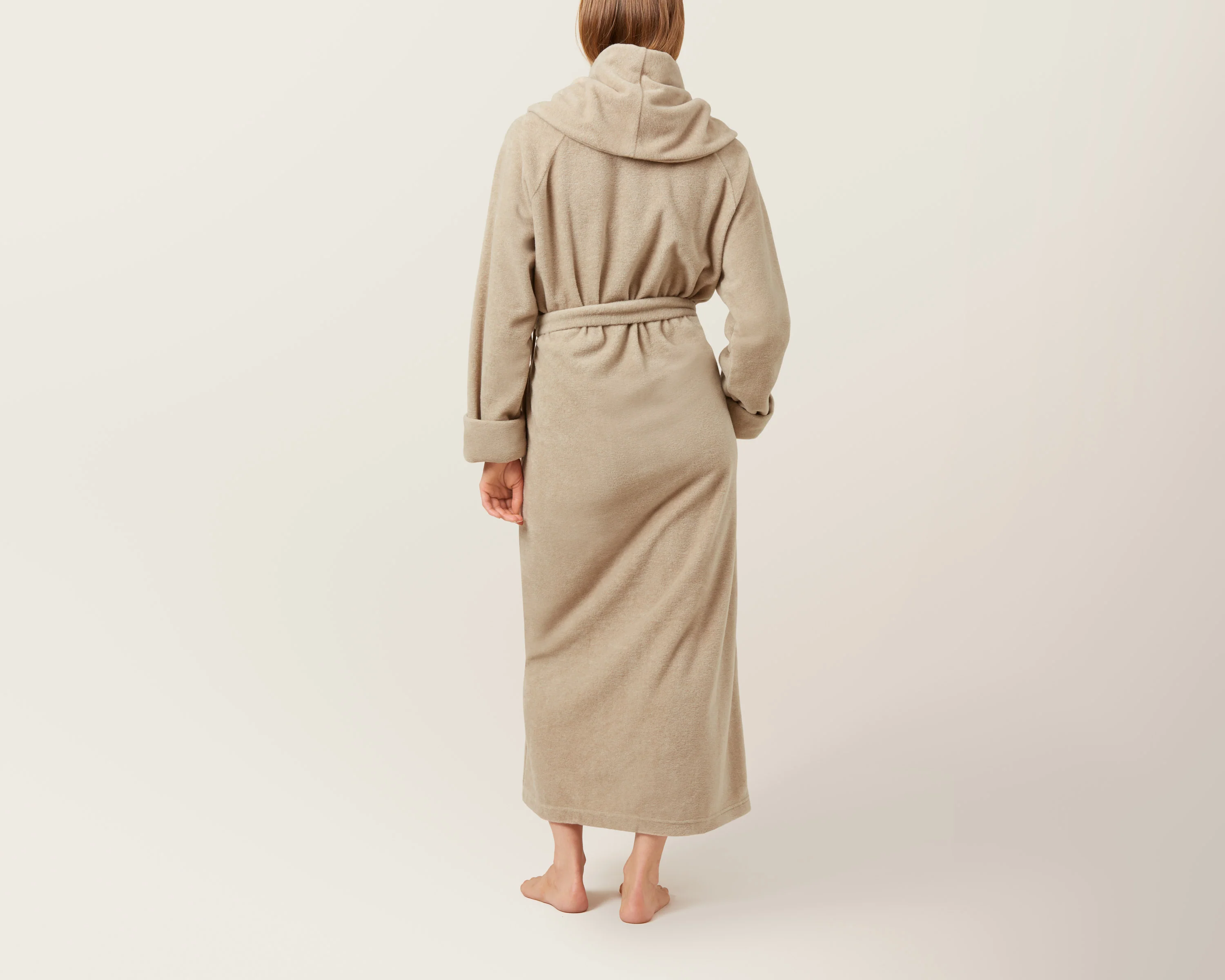 Mount everest fleece badekåbe - Beige - Image 5