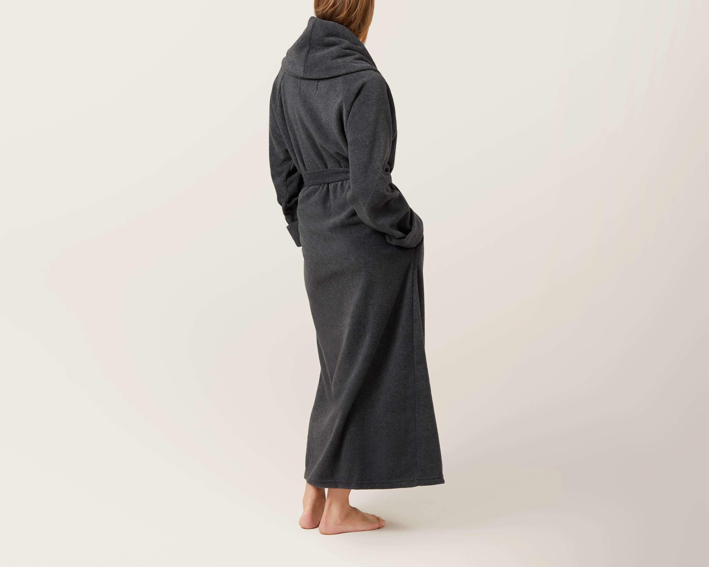 Mount everest fleece badekåbe - Dark grey - Image 4
