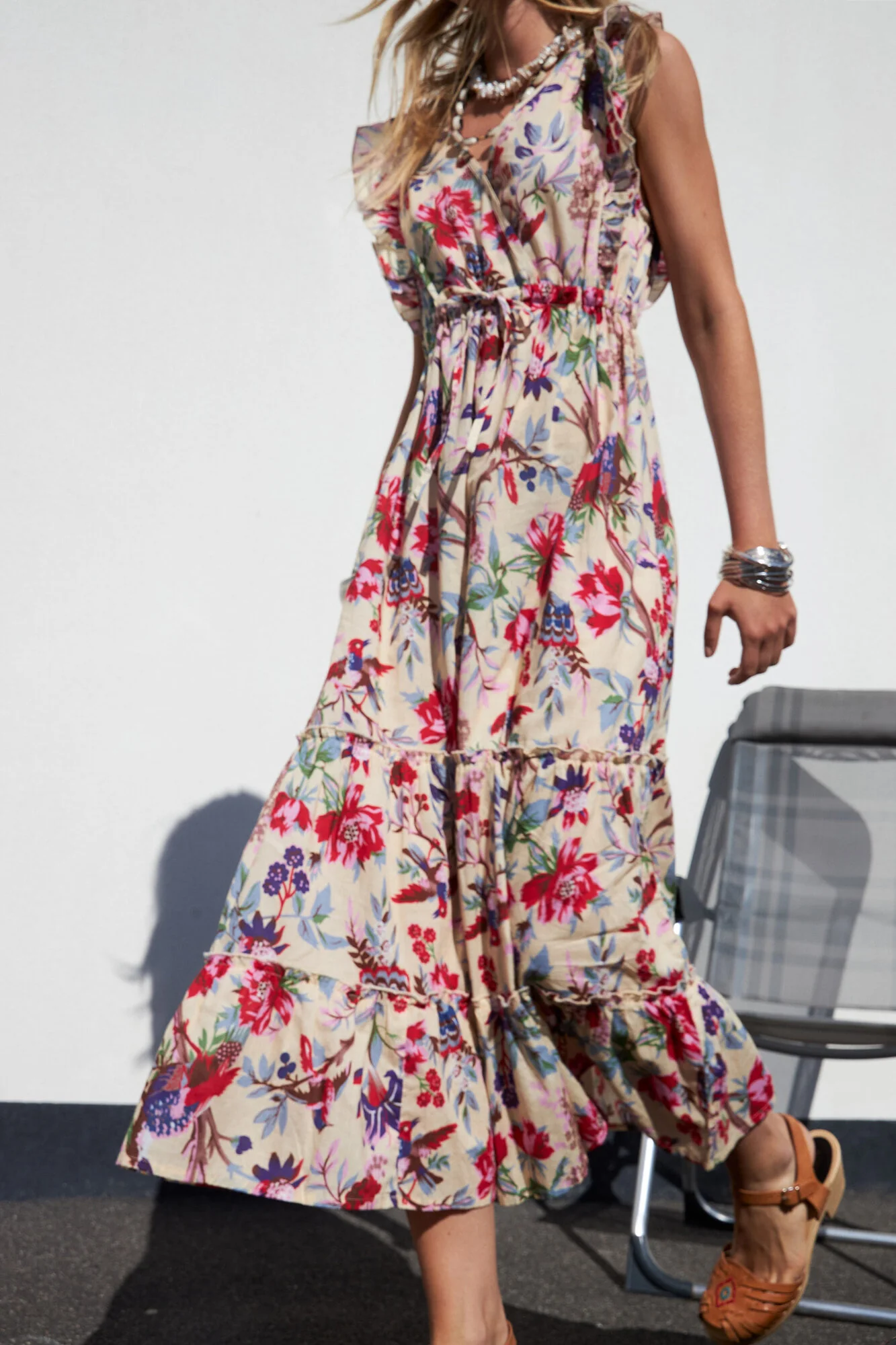 Samo Midi kjole - Flower print - Image 4