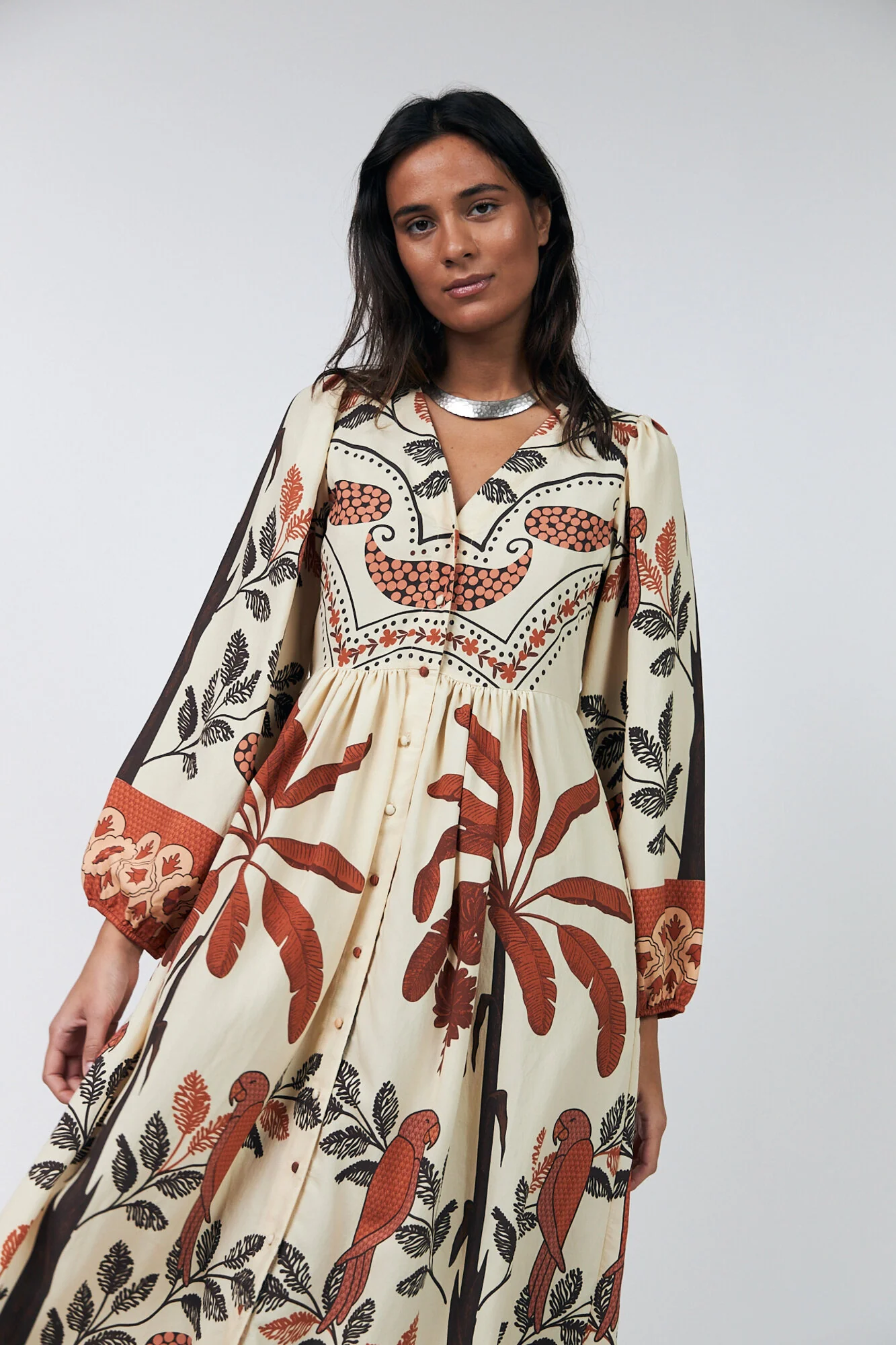 SaraiLL kjole - creme - Image 7