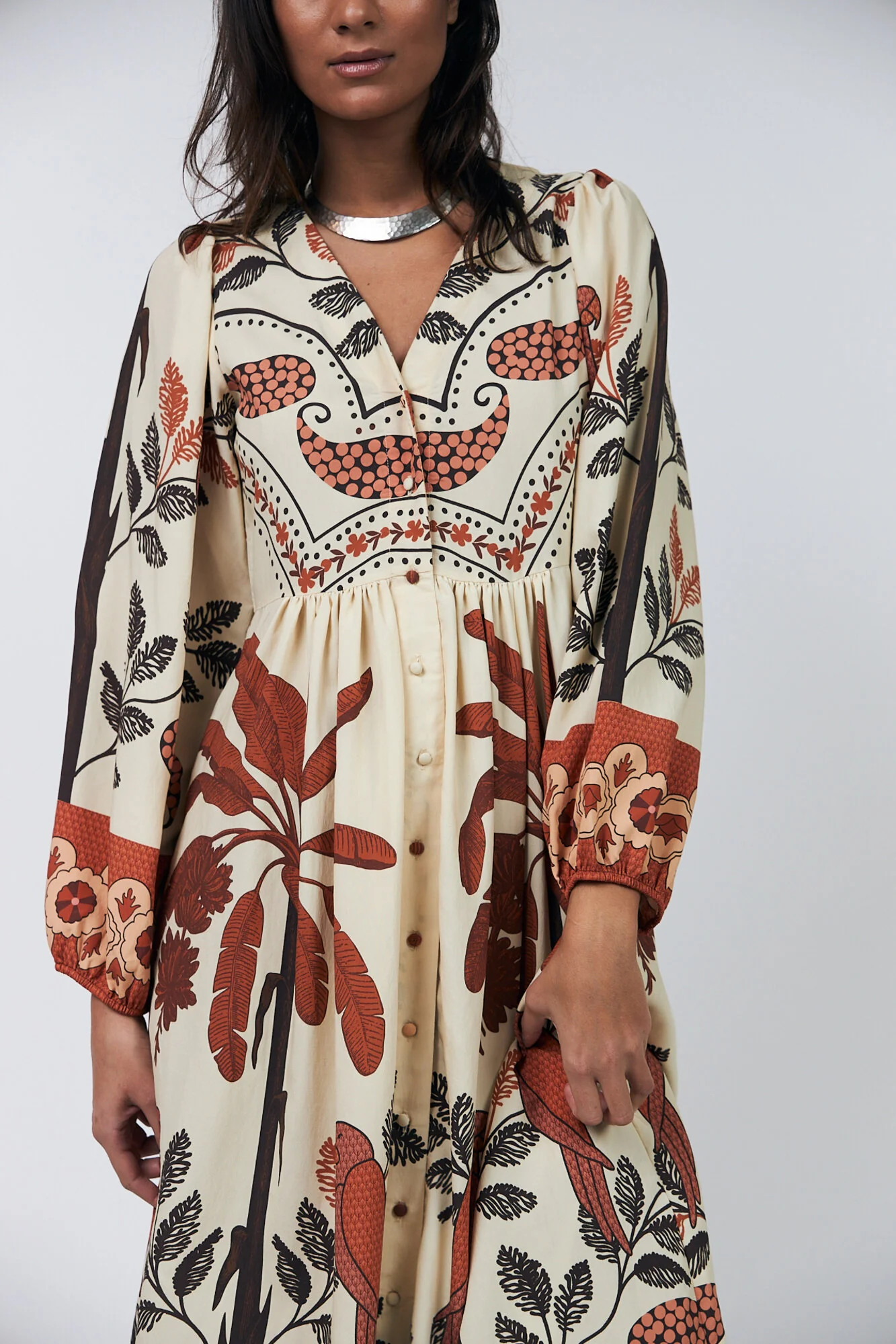 SaraiLL kjole - creme - Image 8