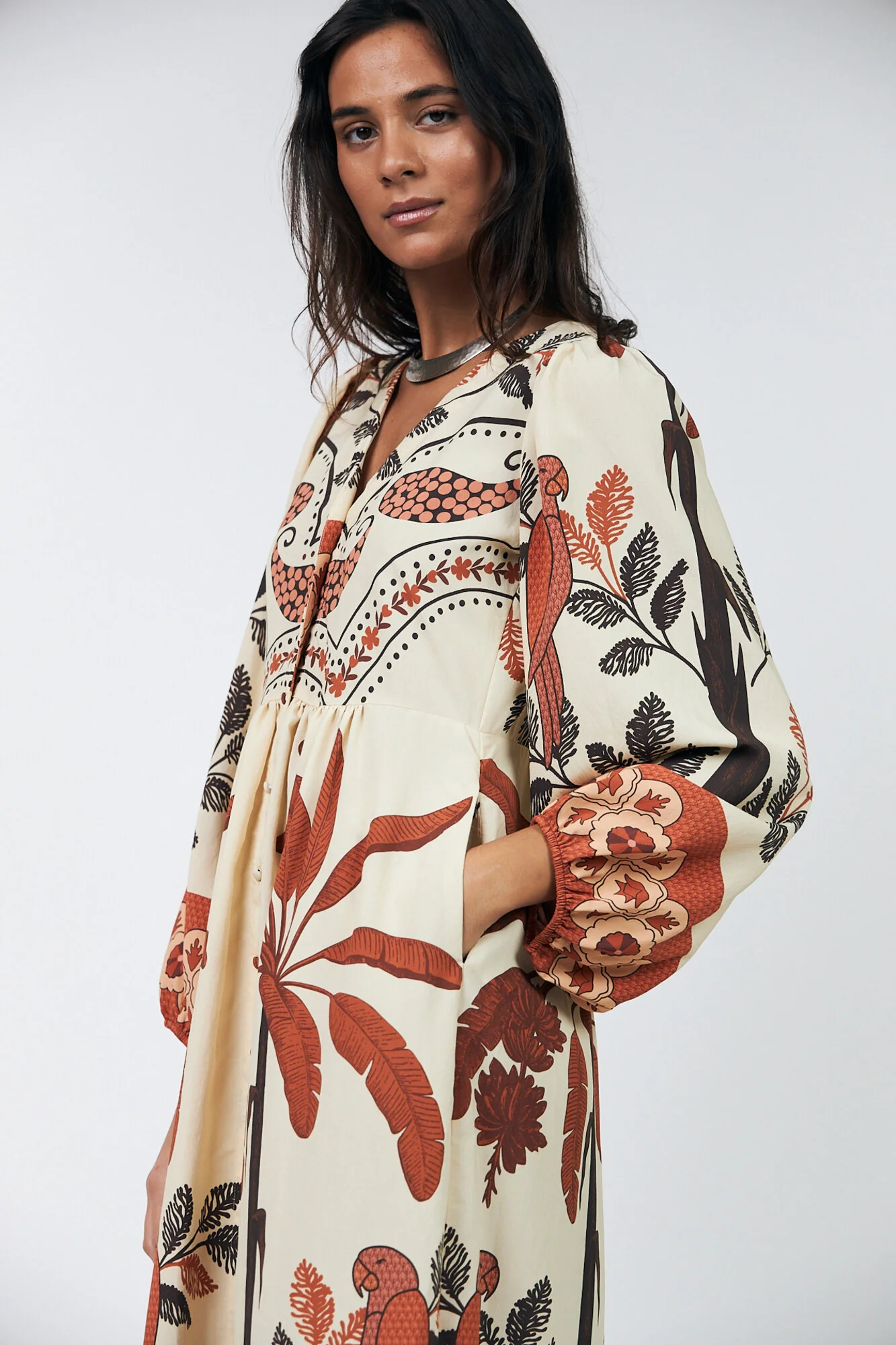 SaraiLL kjole - creme - Image 9