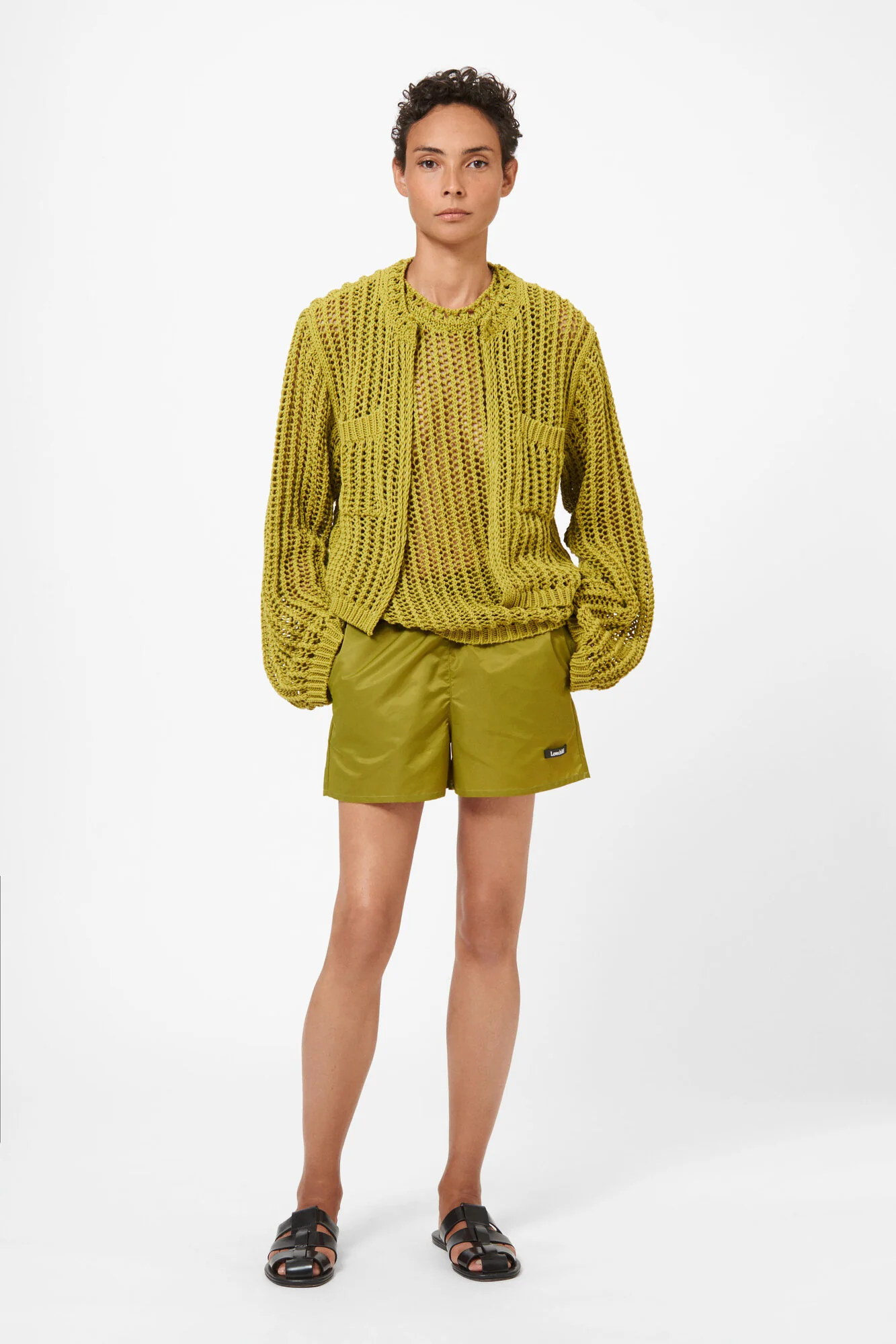 Alessio nylon shorts - Oasis green - Image 3