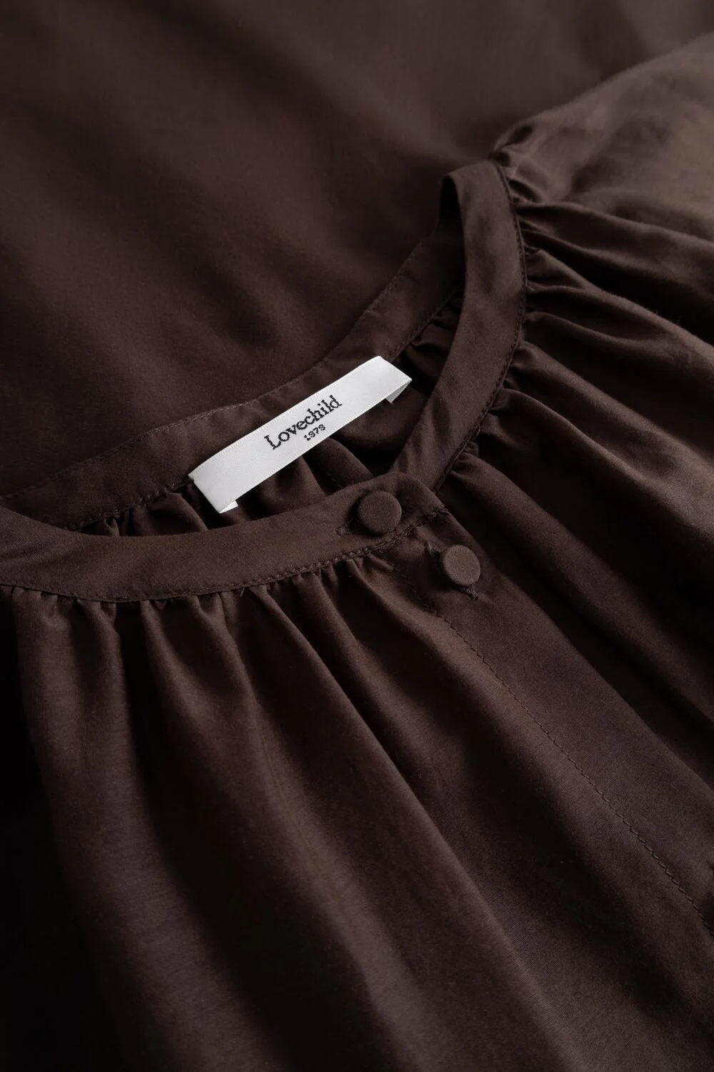 Allona bluse - Chestnut - Image 4