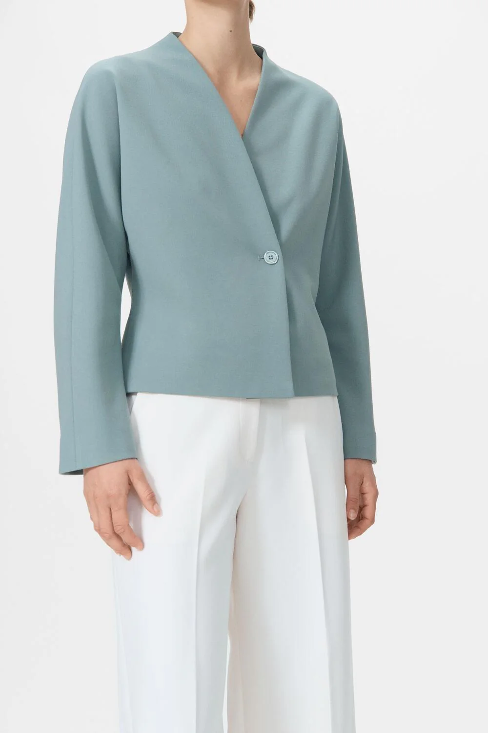 Lara bluse - Sea Grey - Image 5