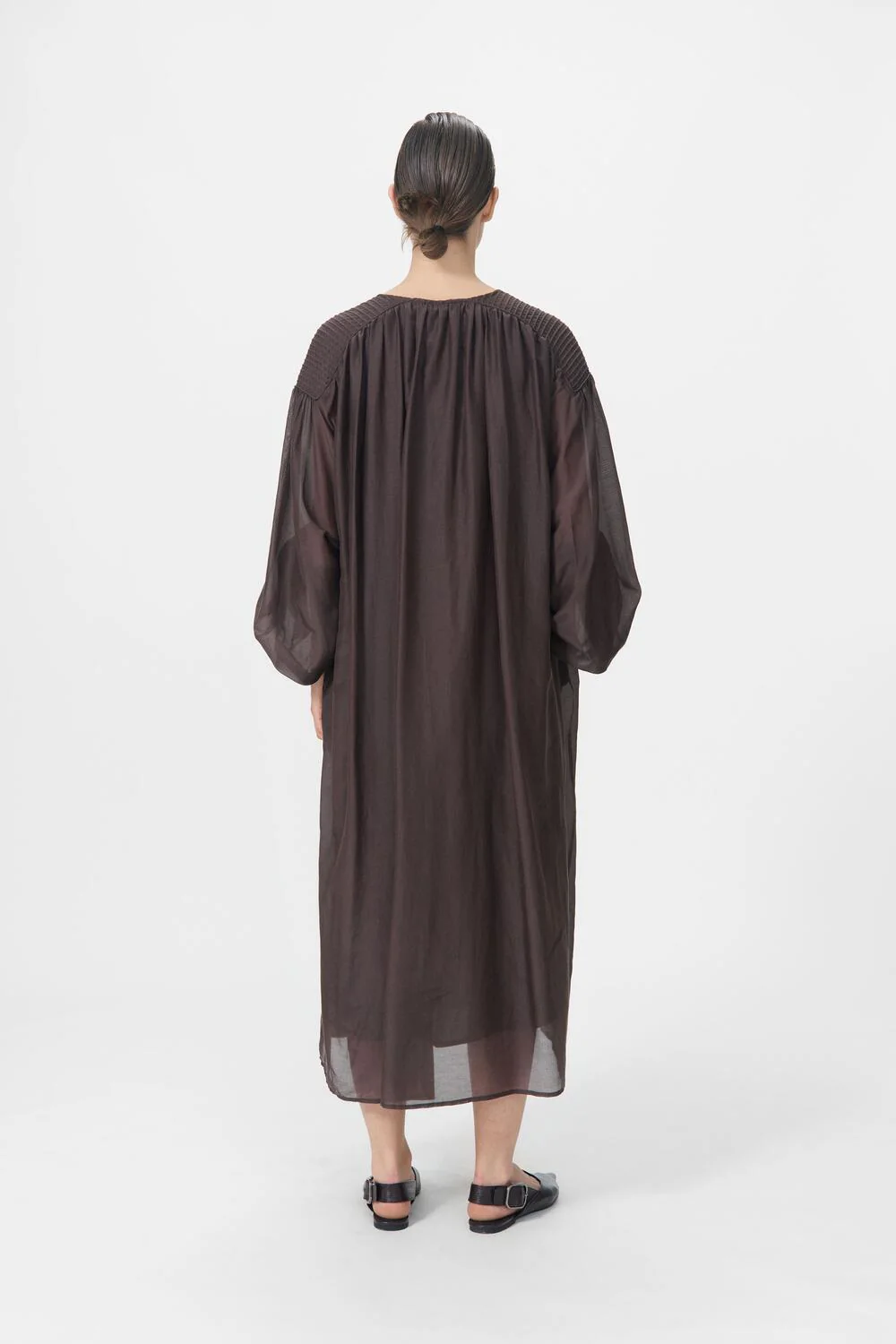 Liviana kjole - Chestnut - Image 3