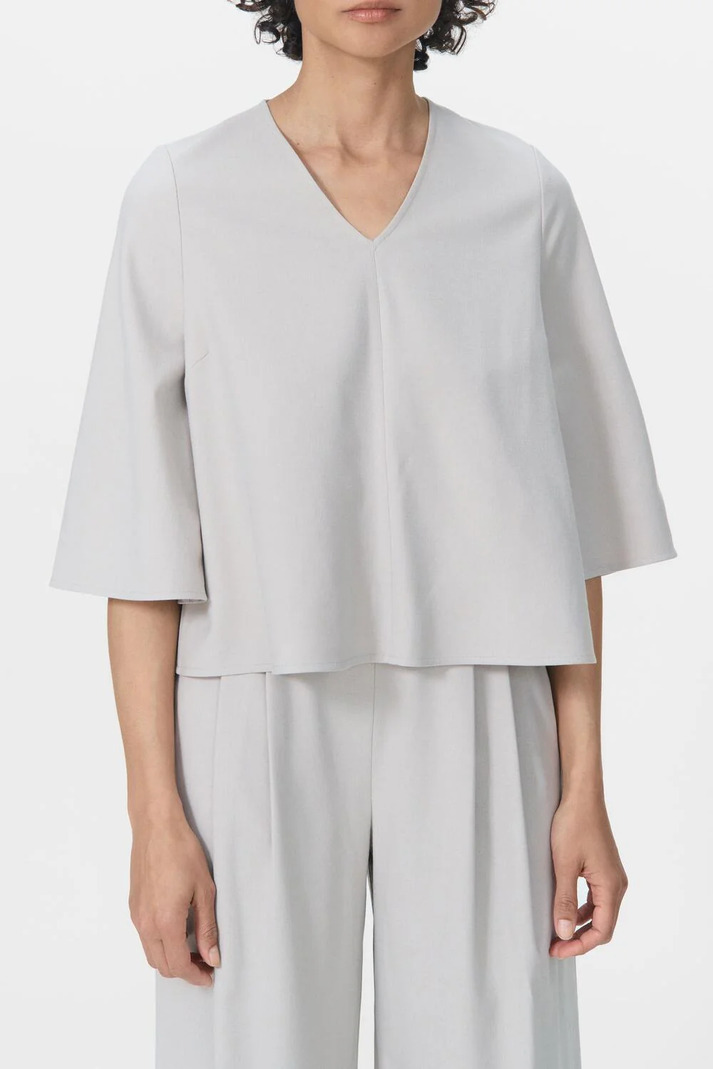 Maren bluse - Taupe Grey - Image 3