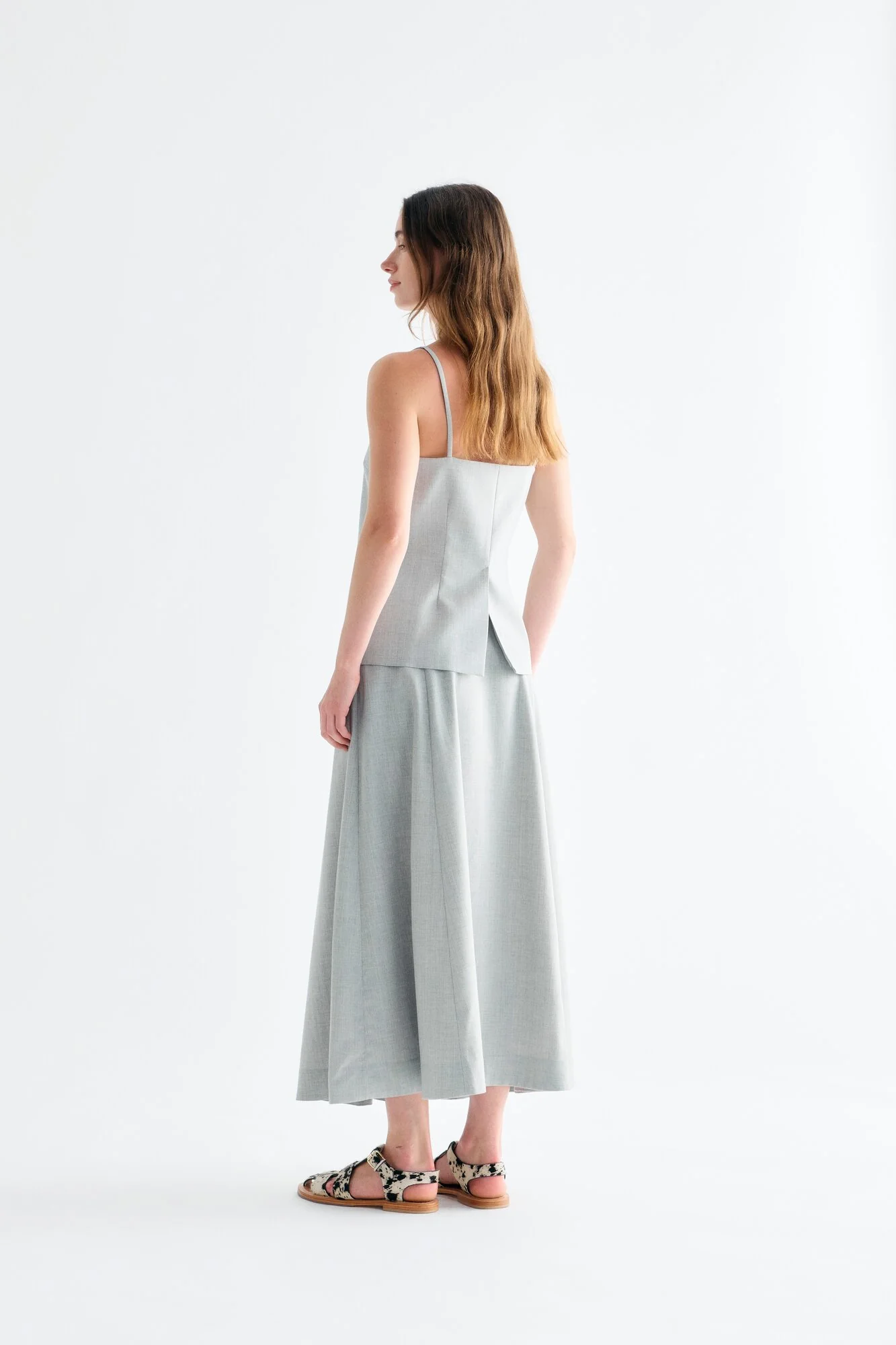 Thalia top - 056 Light Grey Melange - Image 4