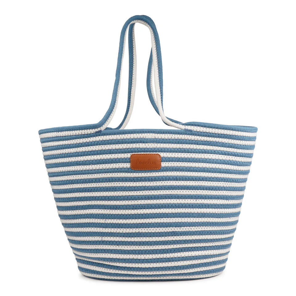 Capri strandtaske - Navy Blue - Image 2