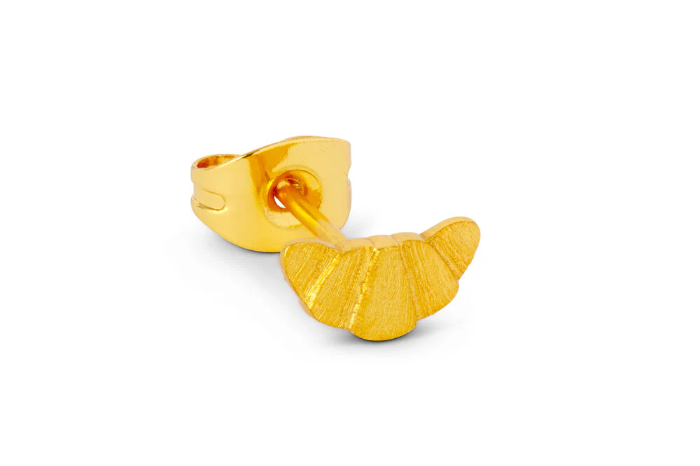 Croissant ørestik - forgyldt - Image 2