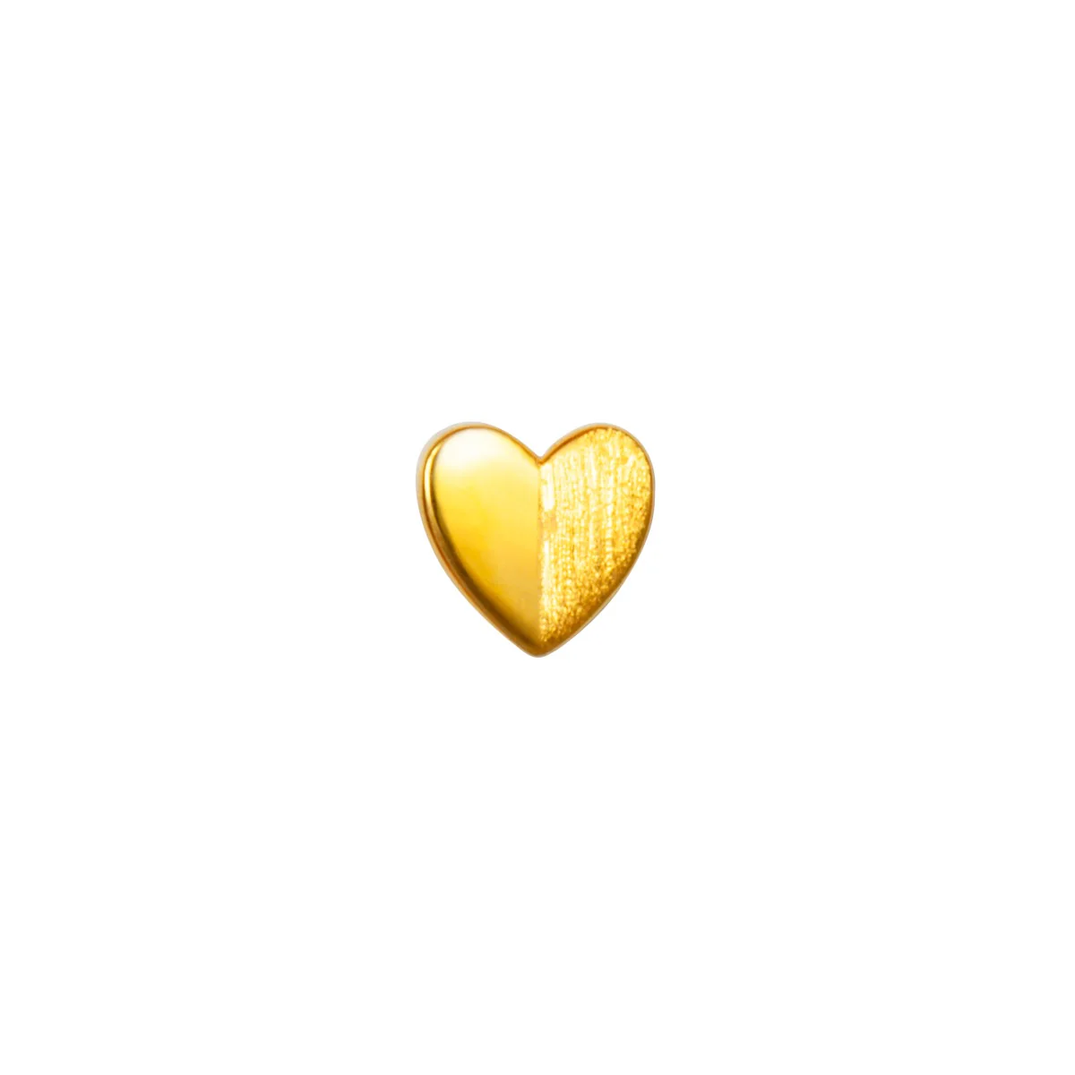 Heart wings ørering - forgyldt - Image 3