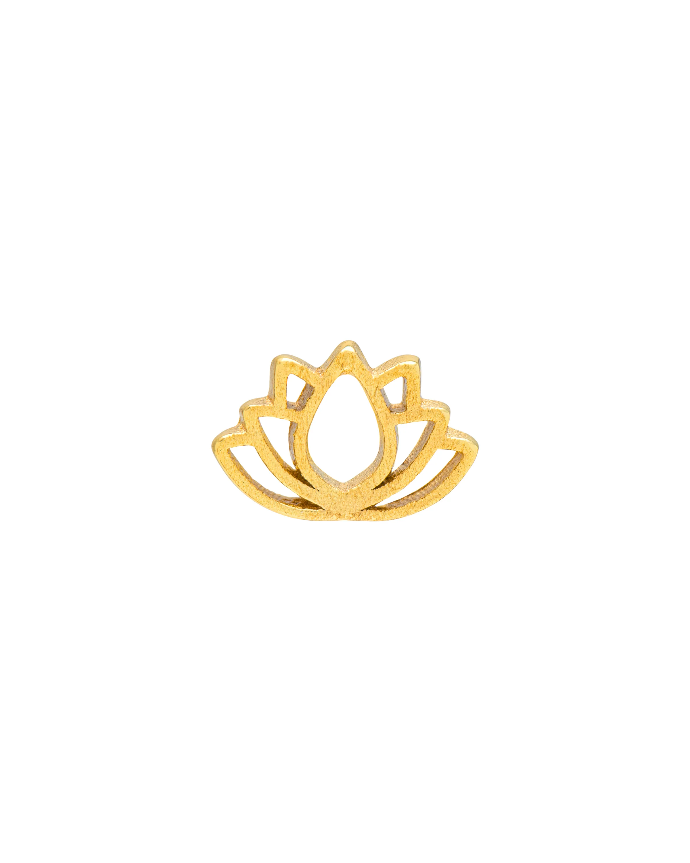 Lotus ørestik - forgyldt - Image 4