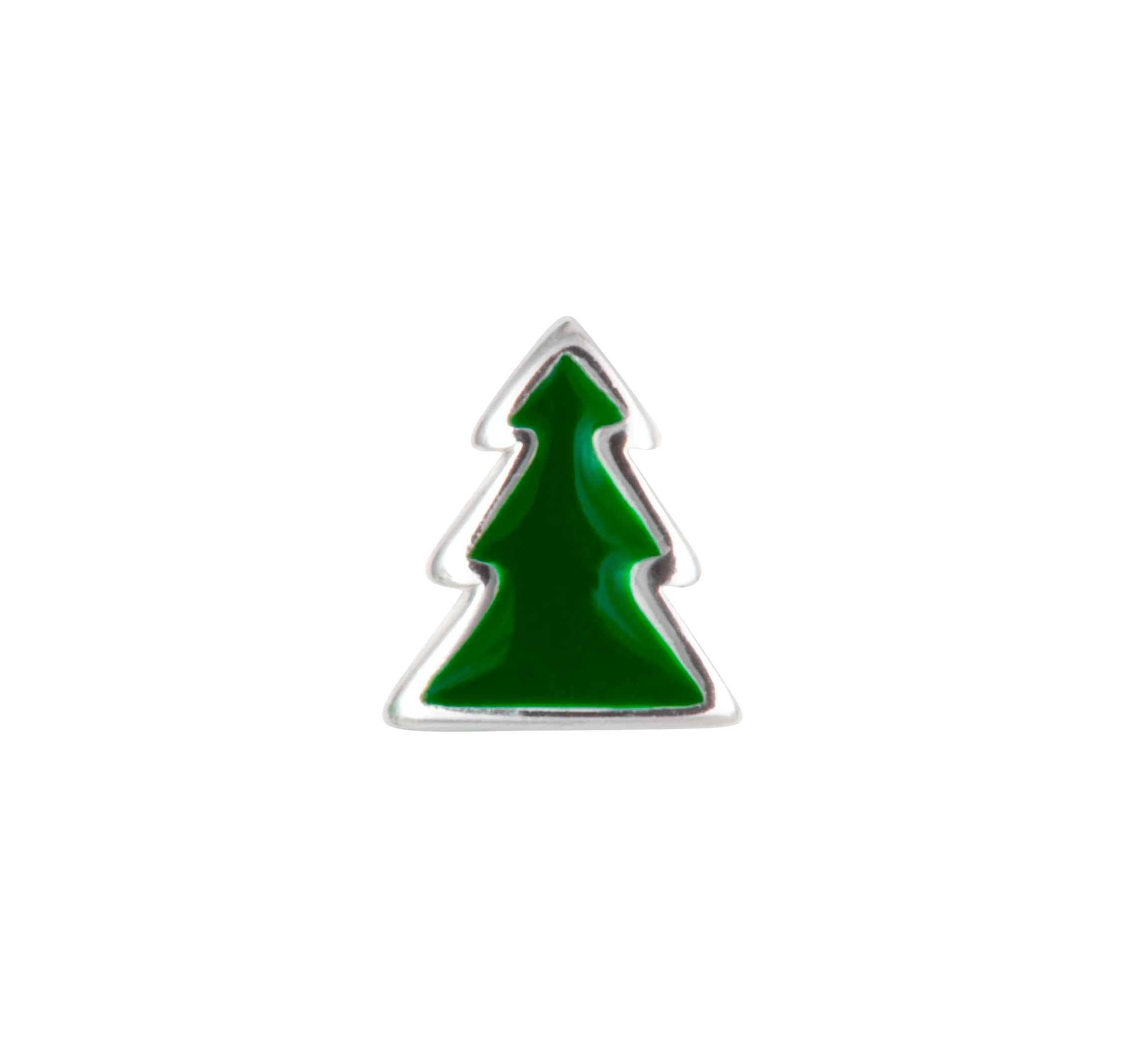 The Green Tree ørestik - sølvbelagt - Image 3