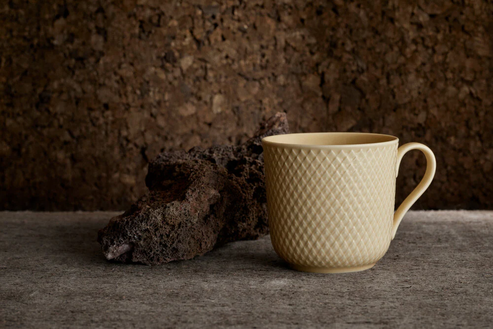 Rhombe Earth Krus med hank, marble - 39 cl. - Image 4